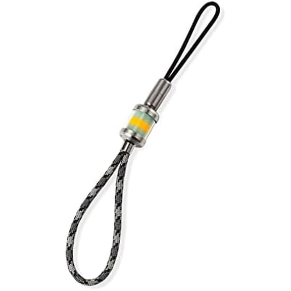 Ti Firefly Pro EDC Titanium Bead, Handcrafted Knife Lanyards Pendant for Pocket Gadget/Outdoor Gear/Wallet/Survival Key-Chain(Blue/Orange/Blue)$$Other