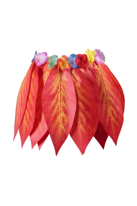Ti Leaf Hula Skirt Hawaiian Leaf Skirt Green Grass Skirt for Beach Luau Party Supplies