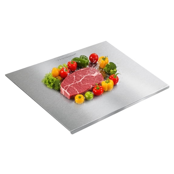 Ti-Vision Cutting Board k01 Titanium Reversible 15.7" x 11.8" x 1" Cutting Board