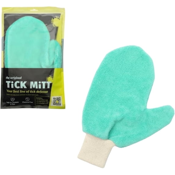 Tick Mitt Blue Tick Removal Glove – Chemical-Free, Durable & Portable Tool for Outdoor Adventures, Camping & Daily Use