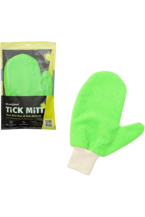 Green Tick Removal Glove – Chemical-Free, Durable & Portable Tool for Outdoor Adventures, Camping & Daily Use