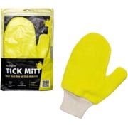 TiCK MiTT Yellow Tick Removal Glove for Humans & Pets - Safely Remove Ticks Effortlessly, Chemical-Free, Durable, Portable Tick Management Tool for Outdoor Adventures & Everyday Use