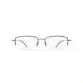 thumbnail image 1 of TiFlex Men's T1751 Rectangular Prescription Eyeglasses with Case, Dark Pewter, 1 of 6