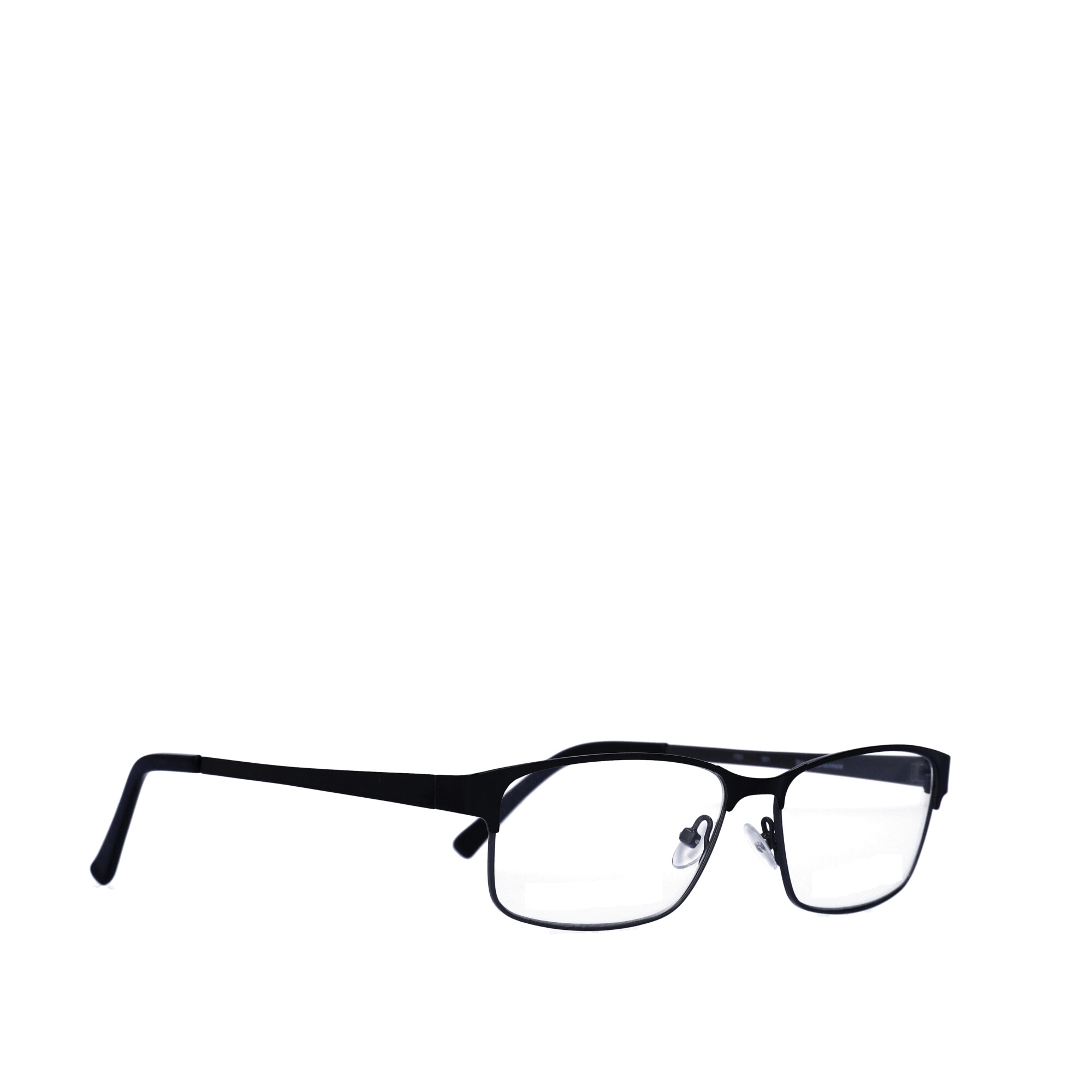 TiFlex Men's Rectangular Eyeglasses, T1701, Black/Gunmetal, 5315145