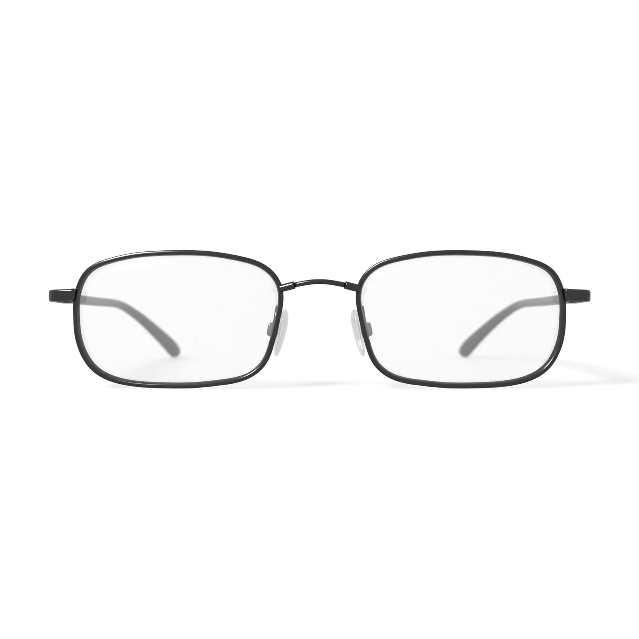 TiFlex Men's T1552 Rectangular Prescription Eyeglasses with Case