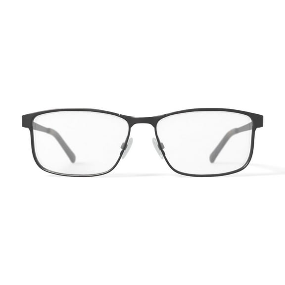 TiFlex Men's T1708 Rectangular Rectangular Prescription Eyeglasses with Case, Taupe