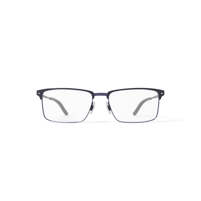 TBC M-LUXE ⅰ TiFlex Men's T1717 Browline Prescription Eyeglasses with Case