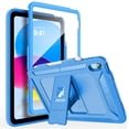 thumbnail image 1 of TiMOVO Case for iPad (A16) 11th Generation 11 Inch 2025, iPad 10th Generation Case 2022 with Screen Protector, Heavy Duty Shockproof Rugged Protective Cover,Blue Wave, 1 of 7
