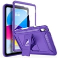thumbnail image 1 of TiMOVO Case for iPad (A16) 11th Generation 11 Inch 2025, iPad 10th Generation Case 2022 with Screen Protector, Heavy Duty Shockproof Rugged Protective Cover,Deep Purple, 1 of 7