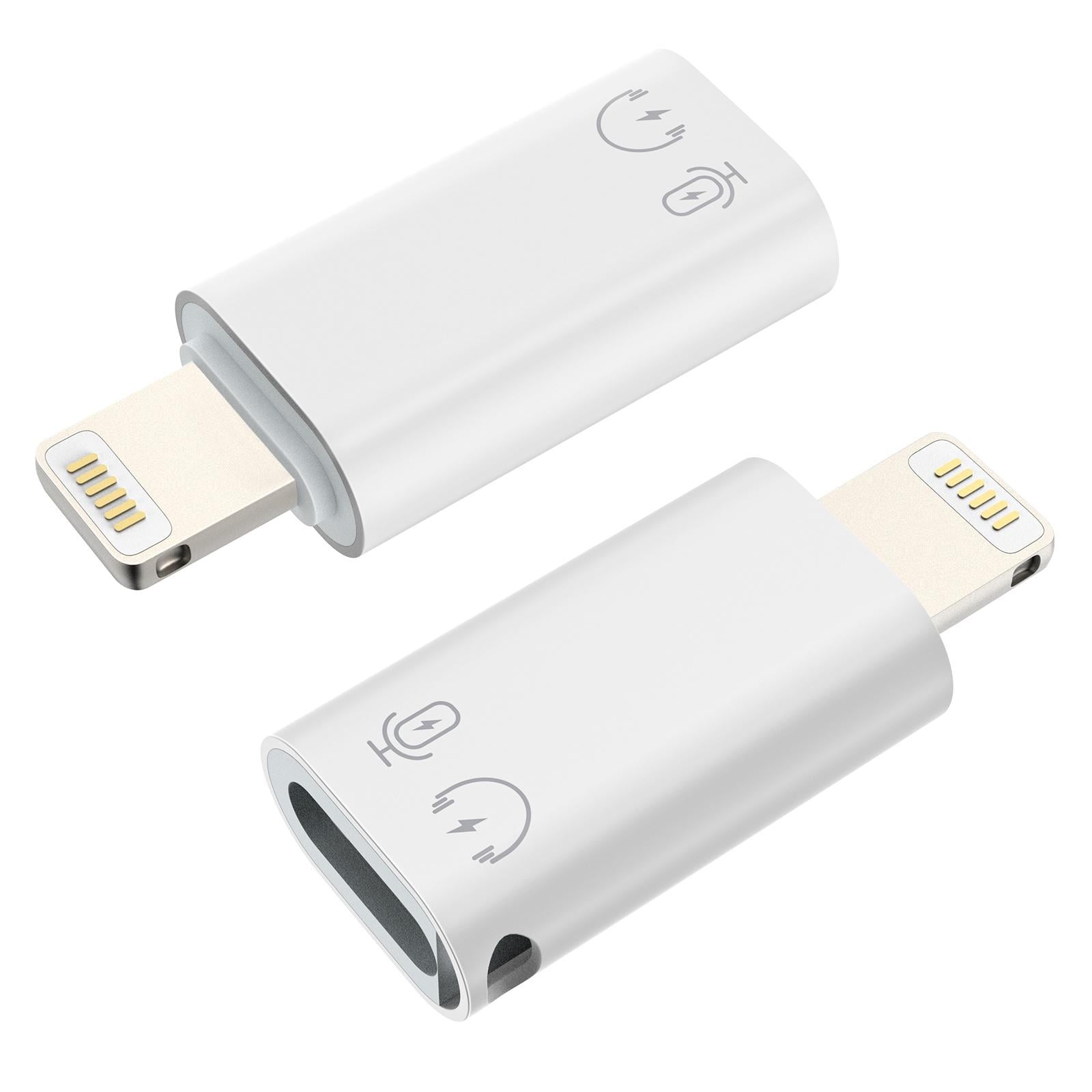 TiMOVO Lightning to USB-C Adapter  for iPhone 14/13/12/11/iPad,  Support OTG/ Audio/ Data Transfer/ PD 10W Charging, 2 Pack