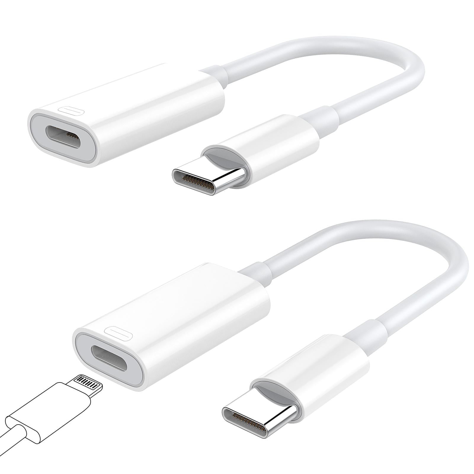 TiMOVO Lightn-ing Female to USB C Male Adapter Compatible with iPhone 15/15 Pro/15 Pro Max/15 Plus, iPad Pro/Air, Support Fast Charging/Data Transfer, Not for Audio/OTG