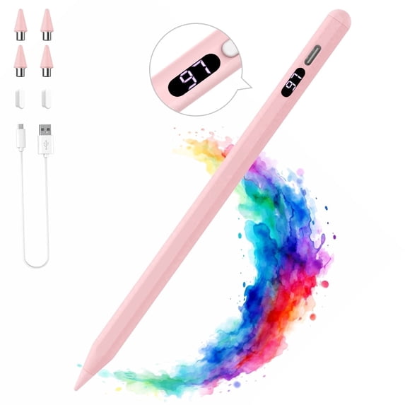 TiMOVO Stylus Pens for Touch Screens, iPad Pencil for Tablets Apple iPad iPhone Android IOS Samsung Lenovo Cell Phone, Pink