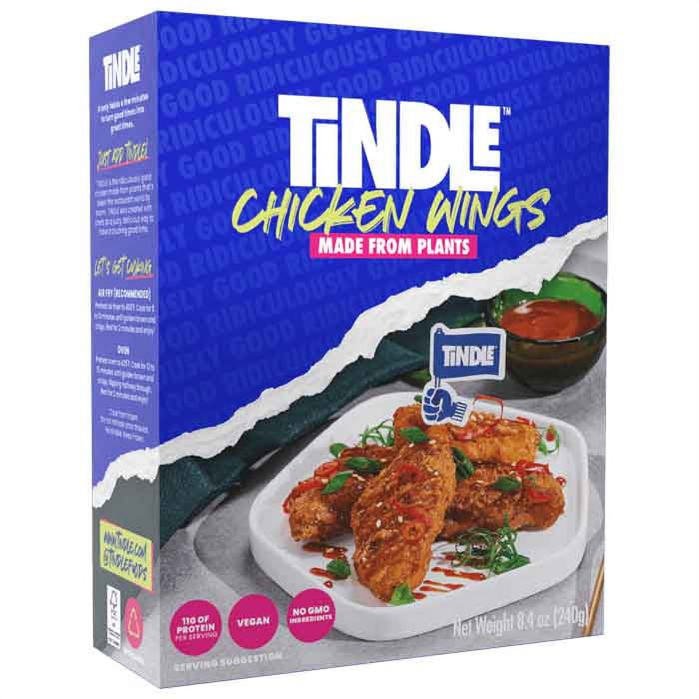 TiNDLE Chicken Wings, 8.4oz