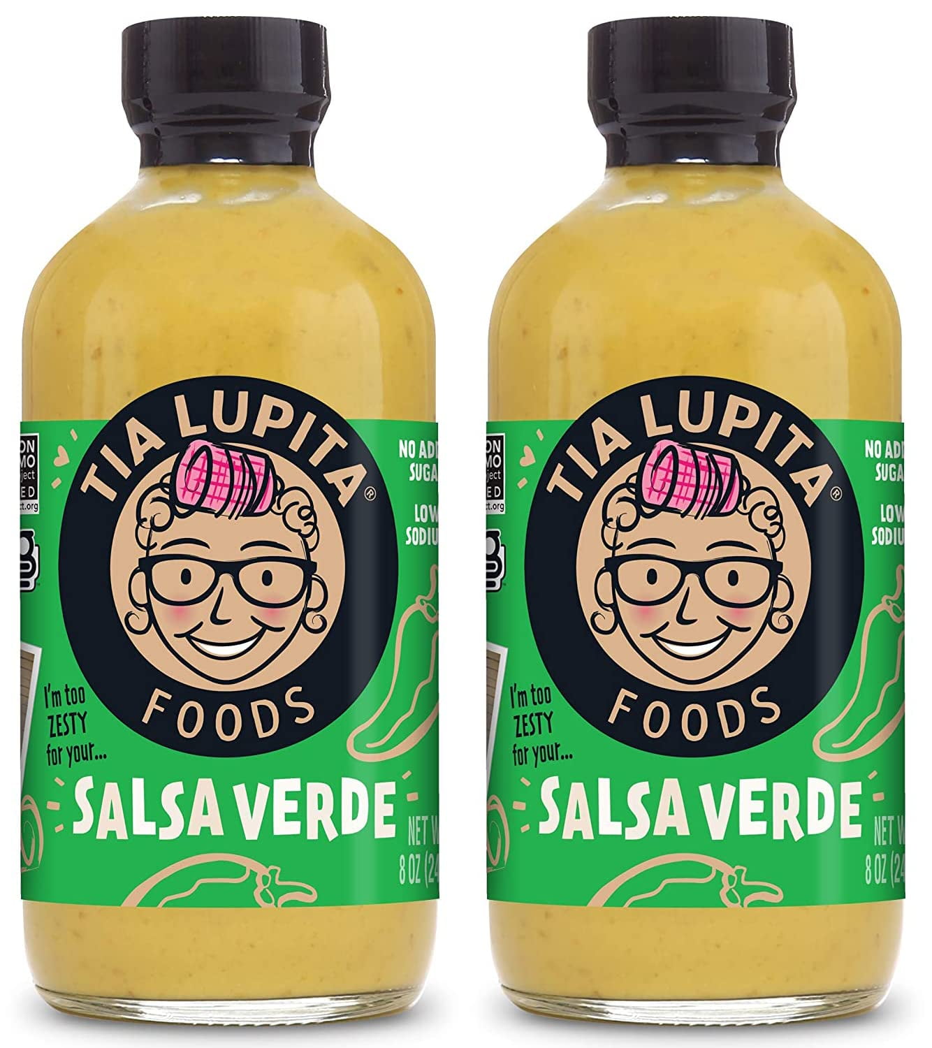 Tia Lupita Foods Salsa Verde Hot Sauce with Green Jalapeno & Tomatillos