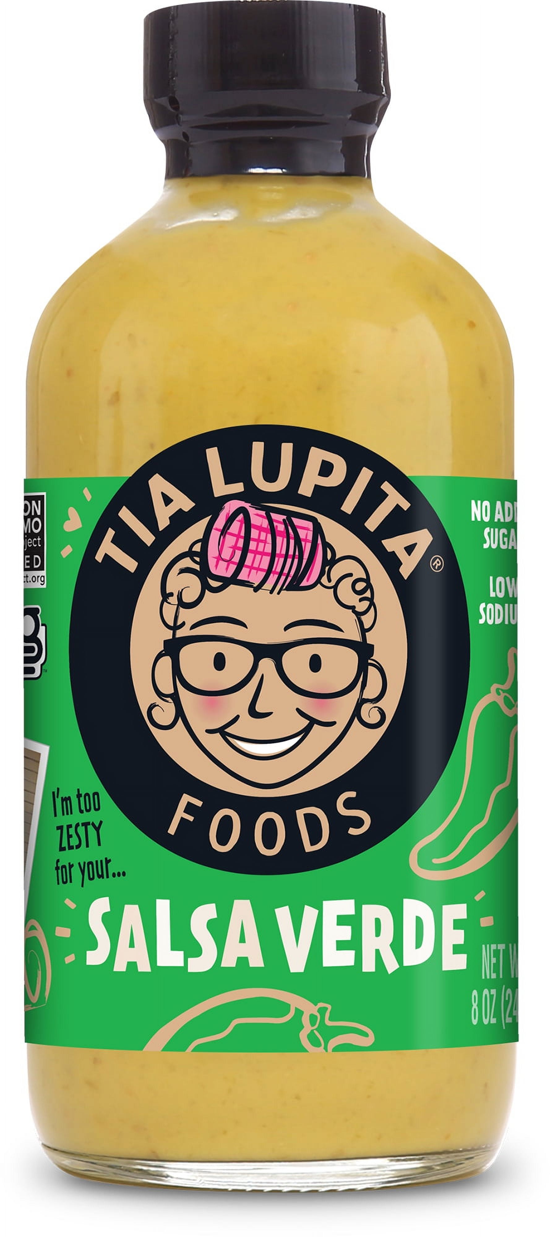 Tia Lupita Foods Salsa Verde Hot Sauce with Green Jalapeno & Tomatillos