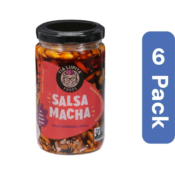 Tia Lupita Mocha Chili Cranberry Pepita Salsa 7.5 oz (Pack of 6)