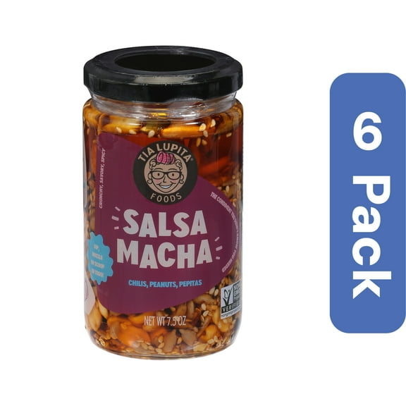 Tia Lupita Mocha Chili Peanut Pepita Salsa 7.5 oz (Pack of 6)