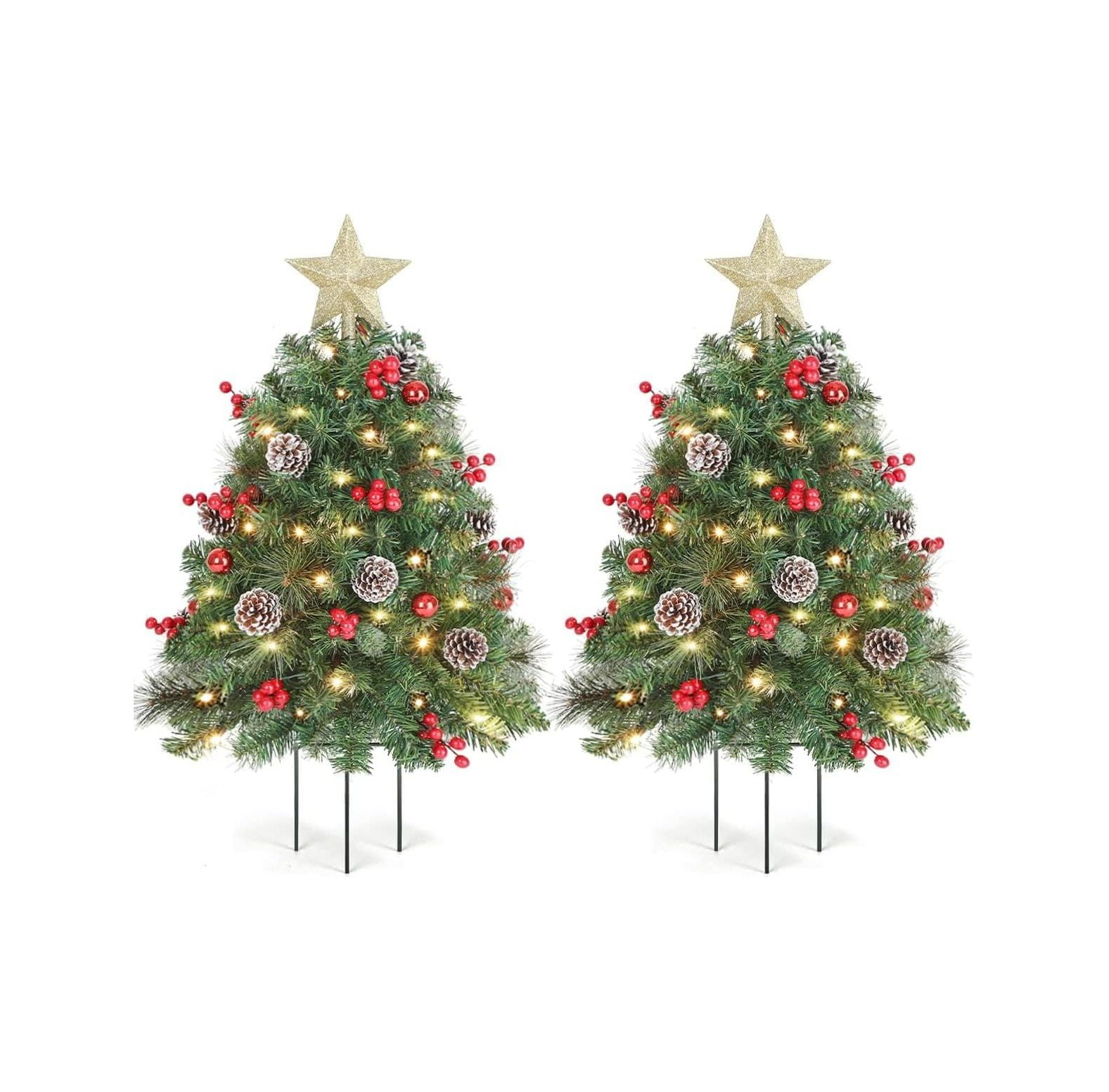Small Artificial Christmas Trees With Led Lights 