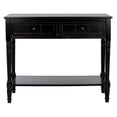 thumbnail image 1 of TiaGOC American Homes Collection Samantha Distressed/Black 2-Drawer Console Table, 1 of 7