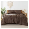 thumbnail image 1 of TiaGOC Brown California King Comforter Set, 3 Pieces Cal King Tufted Boho Bedding Comforter Sets, Fluffy Bed Set (104x96In Comforter & 2 Pillowcases), 1 of 8