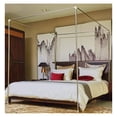 thumbnail image 1 of TiaGOC Canopy Bed Frame Post Poles King Size Stainless Steel 4 Corner Canopy Bed Curtains Frame Bracket Fit for Metal and Wood Bed, 1 of 2