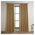 thumbnail image 1 of TiaGOC Faux Linen Room Darkening Curtains - 84 Inches Long Luxury Linen Curtains for Bedroom & Living Room (1 Panel), 50W X 84L, Butterscotch, 1 of 9