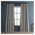 thumbnail image 1 of TiaGOC Faux Linen Room Darkening Curtains - 84 Inches Long Luxury Linen Curtains for Bedroom & Living Room (1 Panel), 50W X 84L, Clay, 1 of 9