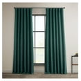 thumbnail image 1 of TiaGOC Faux Linen Room Darkening Curtains - 84 Inches Long Luxury Linen Curtains for Bedroom & Living Room (1 Panel), 50W X 84L, Slate Teal, 1 of 9