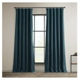 thumbnail image 1 of TiaGOC Faux Linen Room Darkening Curtains - 96 Inches Long Luxury Linen Curtains for Bedroom & Living Room (1 Panel), 50W X 96L, Story Blue, 1 of 9