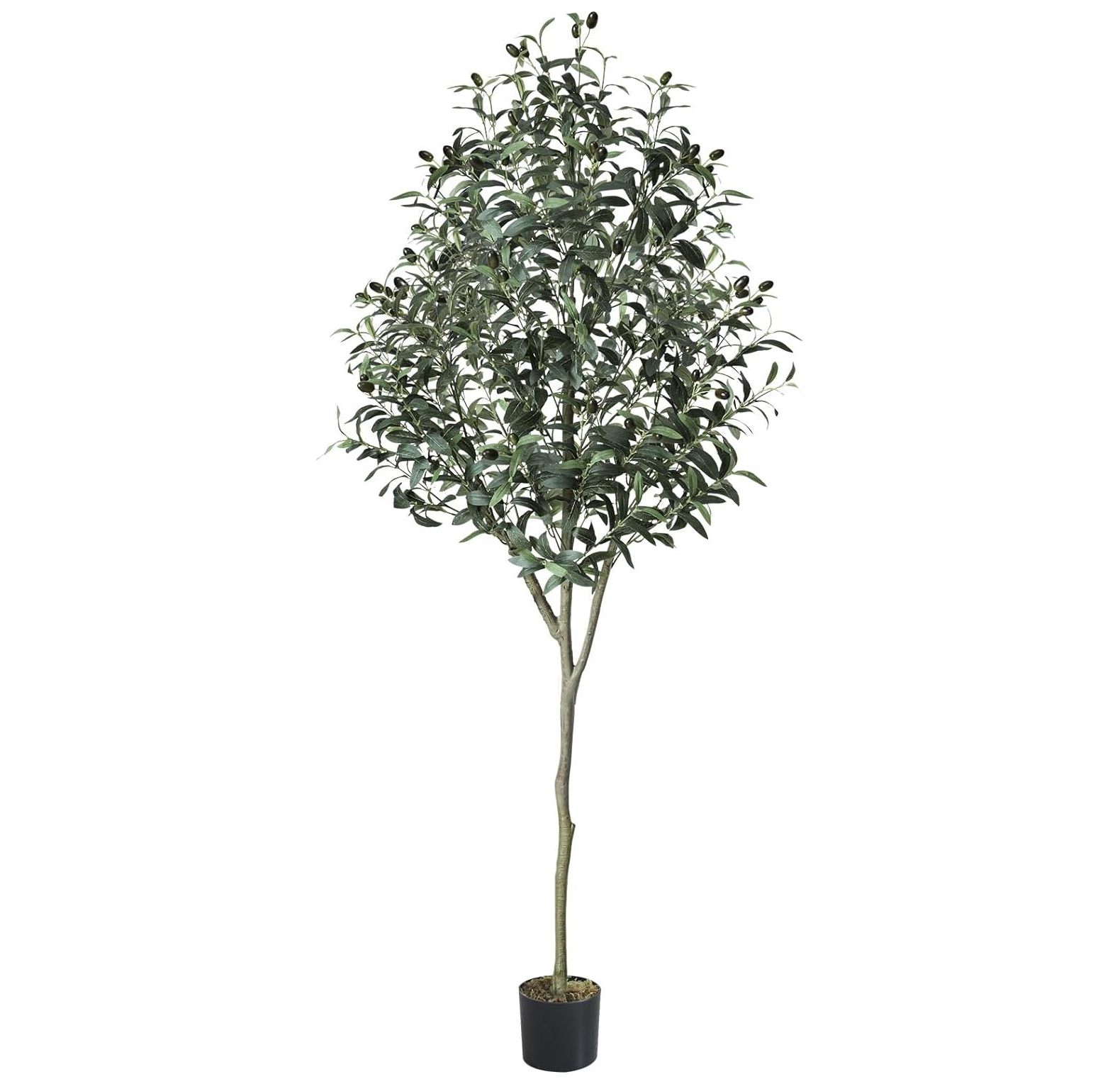 TiaGOC Faux Olive Tree 6ft Faux Trees Indoor 6 Feet Artificial Trees