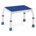 TiaGOC Metal Step Stool for Adults Elderly, Bedside Stool Small Foot