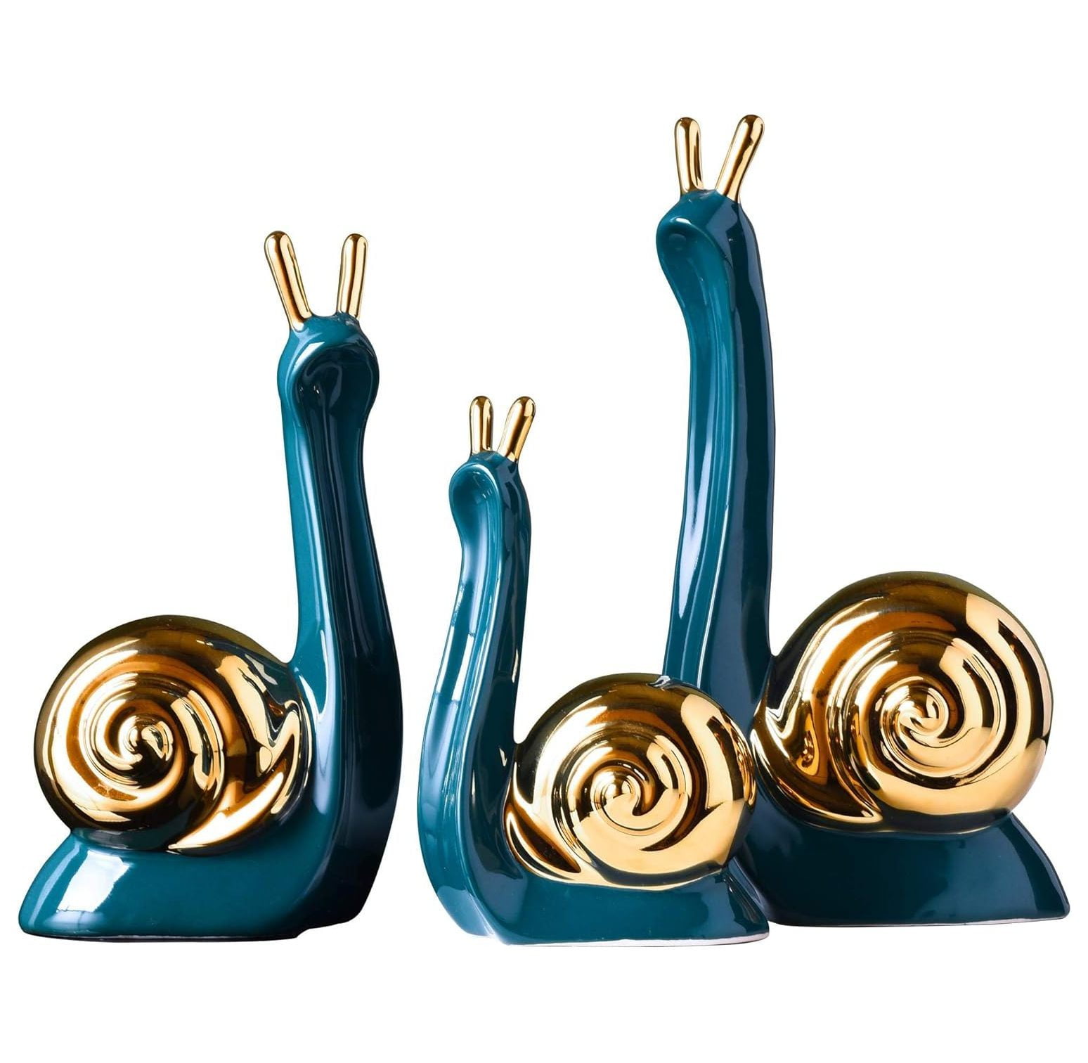 TiaGOC Modern Statues for Home Decor Ceramic Sculptures Small Animal