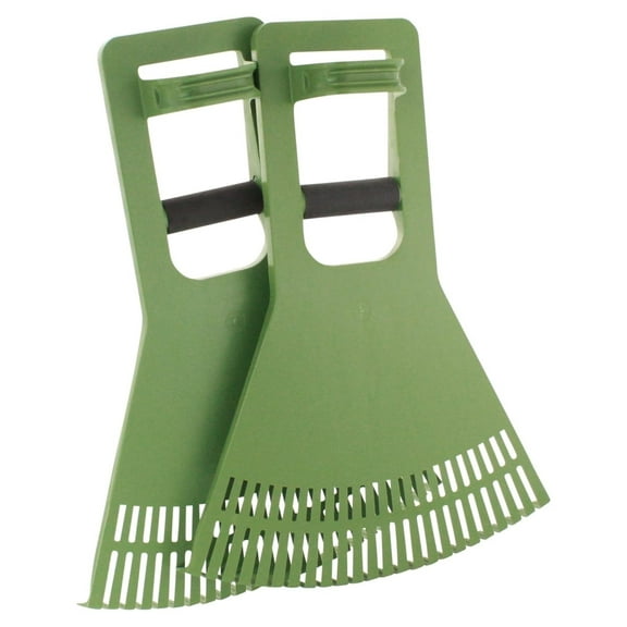 TiaGOC Pick-Up Claws Ergonomic Leaf Garden Grabber Hand Rake Set of 2 Pieces Made in USA