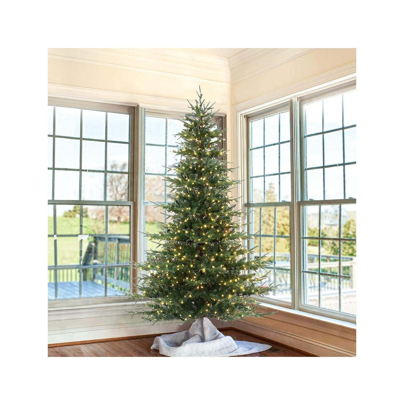 TiaGOC PreLit Christmas Tree 6.5 ft Aspen Fir Artificial Christmas