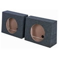 thumbnail image 1 of TiaGOC QTW10 Single 10" Sealed Car Audio Subwoofer Sub Box Enclosures (2 Pack), 1 of 5