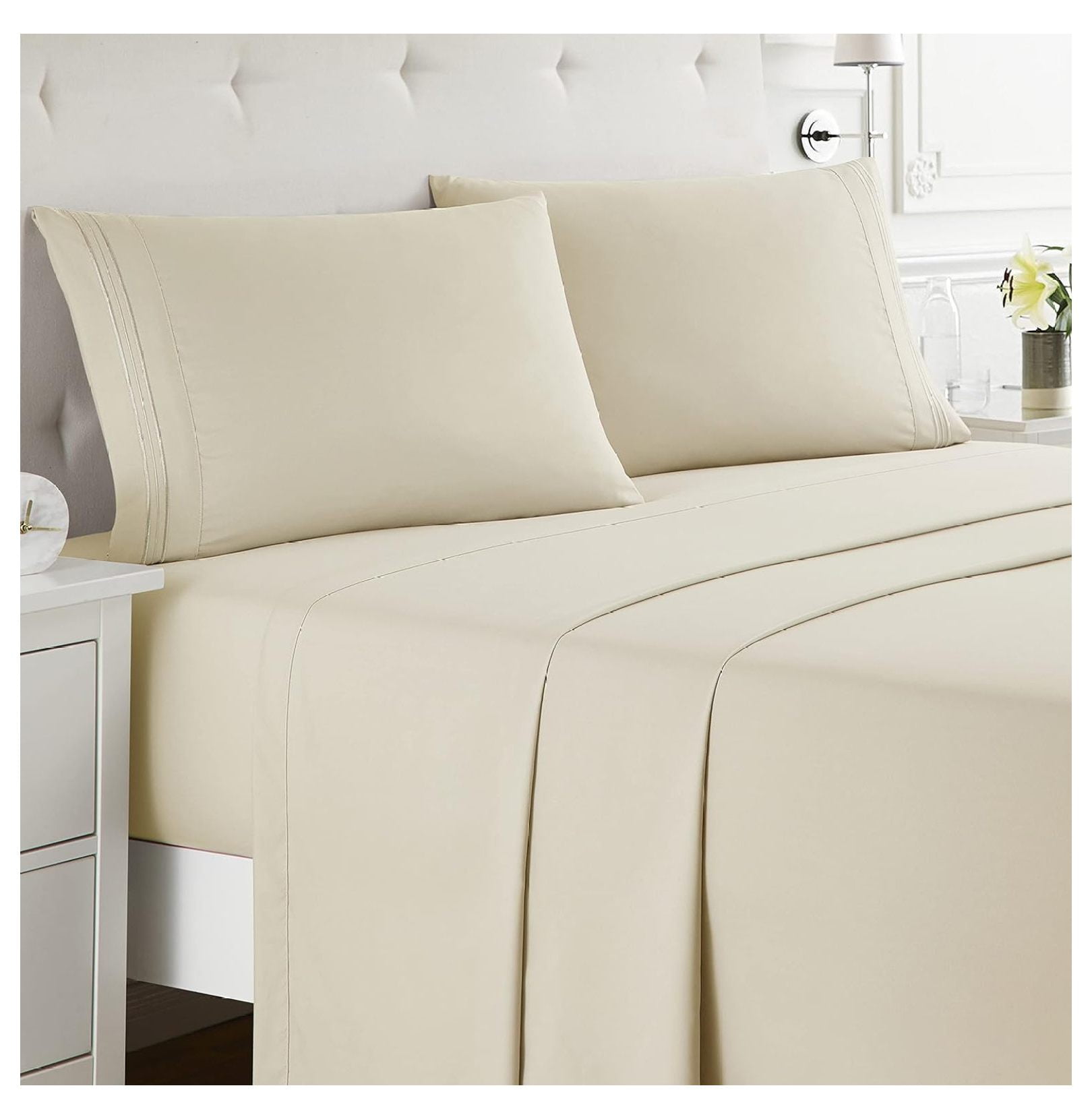 TiaGOC Split King Sheets for Adjustable Beds 5 Piece Split King