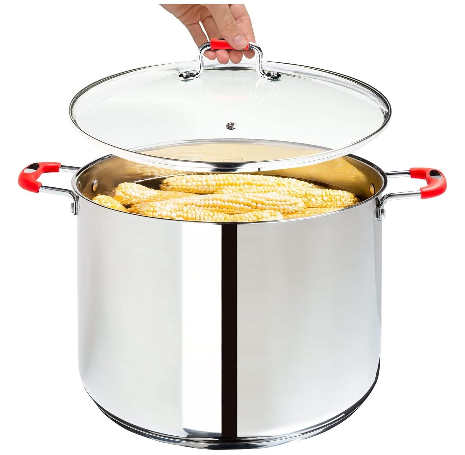 TiaGOC Stock Pot, Large Stainless Steel 20 Quart StockPot, Large