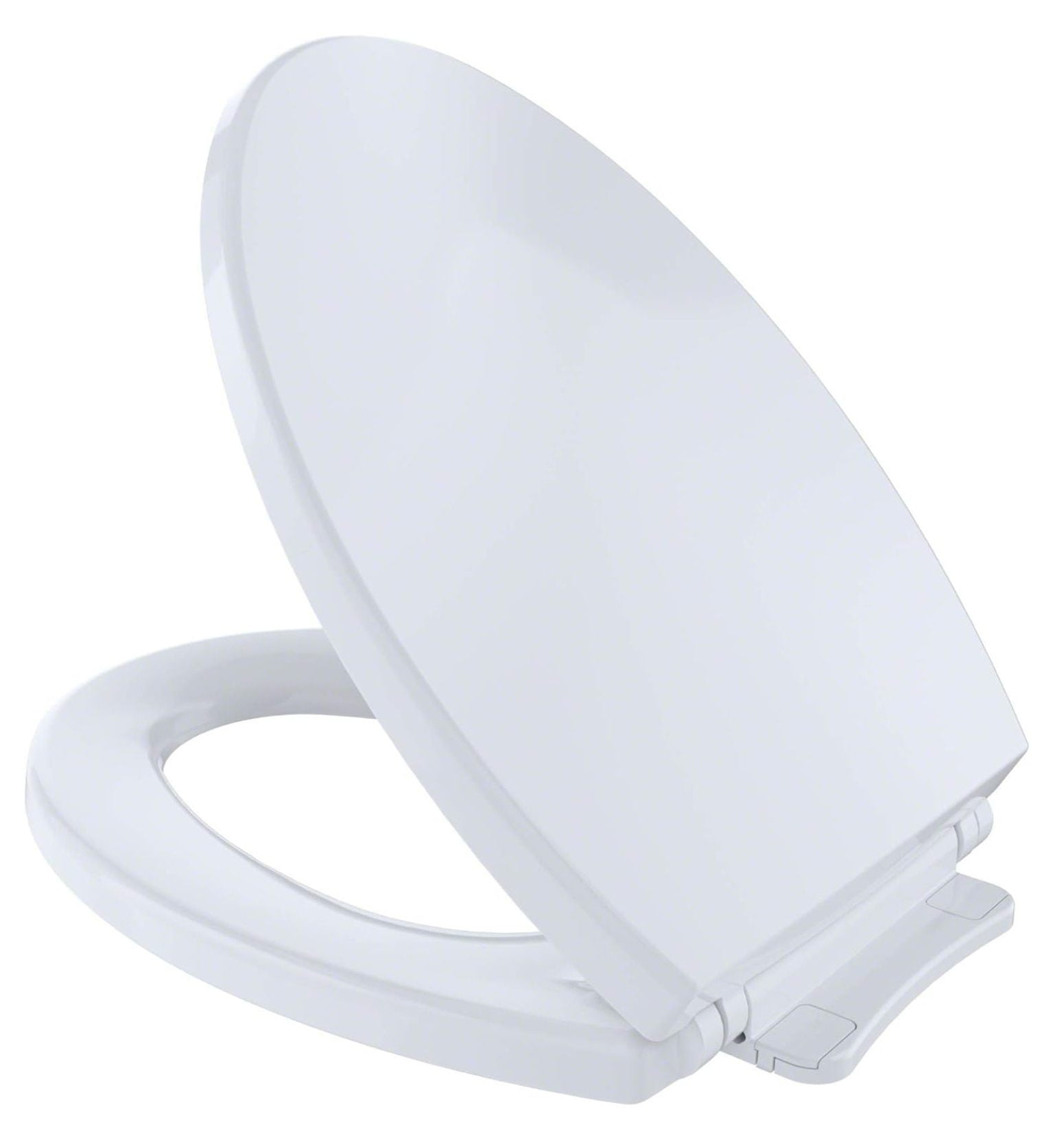 SoftClose Elongated Beige High-Impact Plastic Toilet Seat