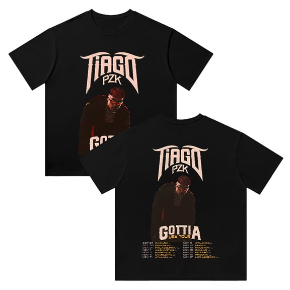 Tiago PZK Cotton T-Shirt Crewneck Tee Shirt Summer Casual Tshirt