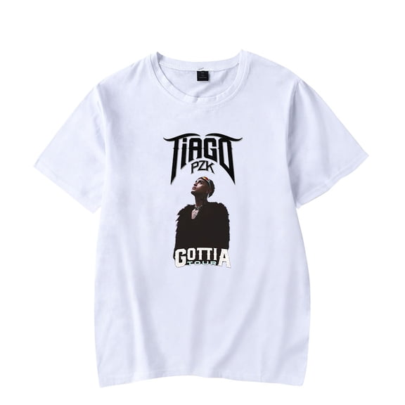 Tiago PZK GOTTI A Tour Merch T-Shirt Women Men Crewneck Short Sleeve Fashion Tee