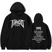 Tiago PZK Merch Hoodies Fashion Popular Graphic Print Unisex Trendy Casual Streetwear Sweatshirt