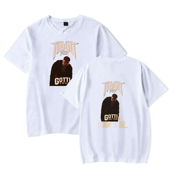Tiago PZK T-Shirt GOTTI A Tour Merch Women Men Crewneck Short Sleeve Fashion Tee
