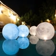 thumbnail image 1 of Tially Full Moon Solar Floating Pool Lights - 14" Inflatable Pool Decor (4 Pack), 1 of 9