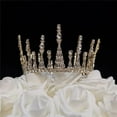 thumbnail image 1 of Tian Sweet 34035-GD 5.3 oz Wedding Crown Cake Topper - Gold, 1 of 1