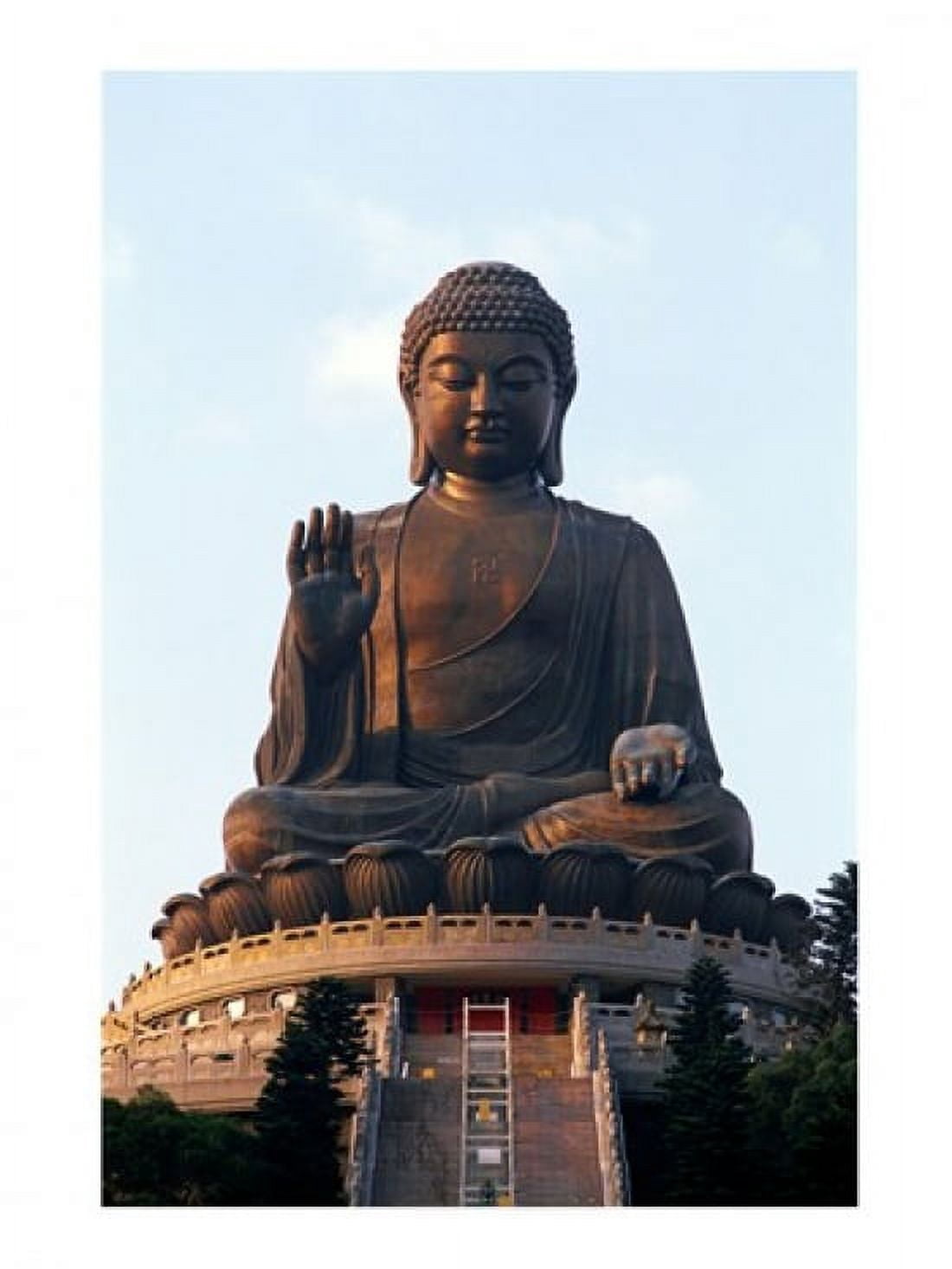 Tian Tan Buddha Po Lin Monastery Hong Kong China Canvas Art - (18 x 24)