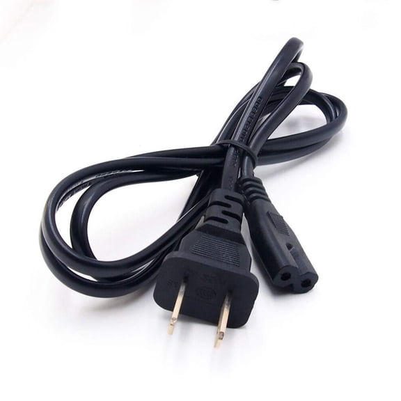 TianQiW Replacement 2 Prong AC Power Cord Cable for TaoTronics Sound Bar Audio 34 Inch Speaker TT-SK15 Black 59 inches