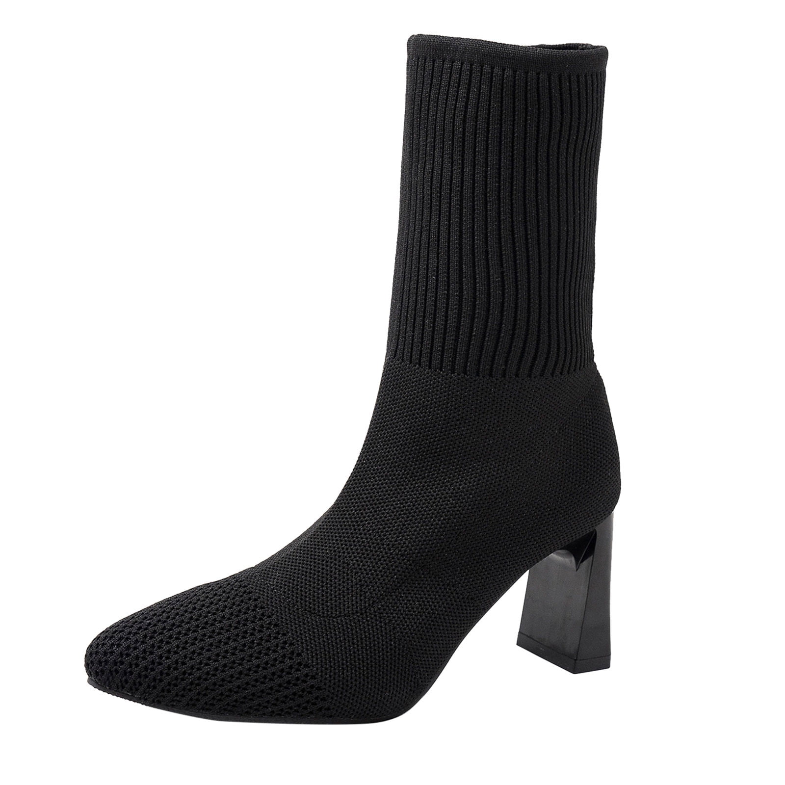 TianZHIH Boots Women No Heel Europe And The United States And The