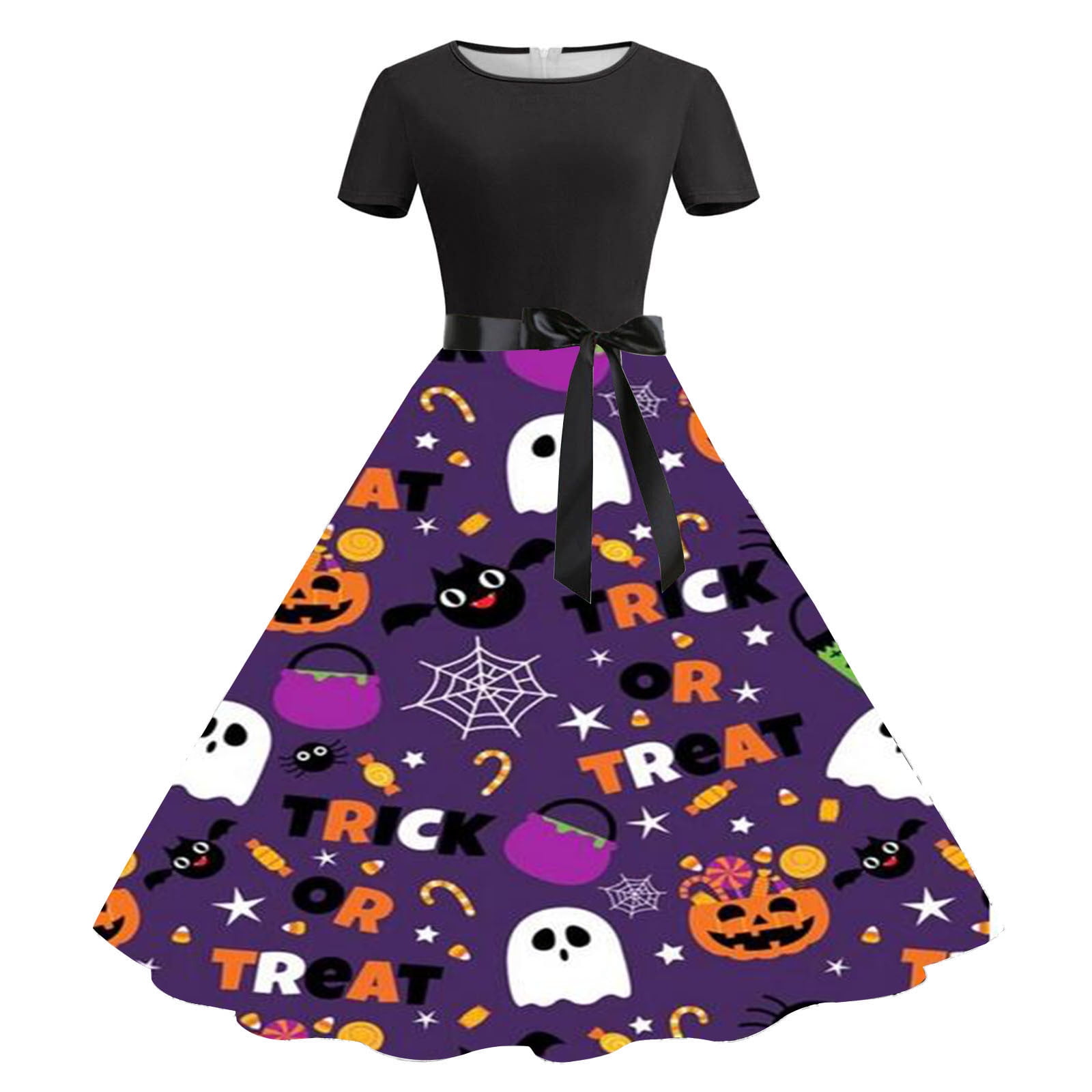 TianZHIH Halloween 2024 Womens Dresses Goth Dark Halloween Costumes ...