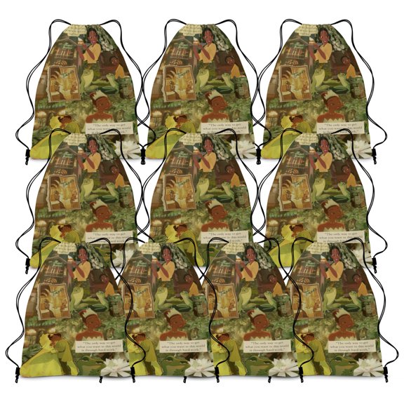 Tiana 10 drawstring bag combinations 16*13.4in
