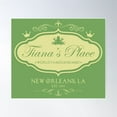thumbnail image 1 of Tiana'S Place Poster Wall Art, Modern Wall Decor For Living Room Bedroom, 17x17 UNFRAMED, 1 of 3